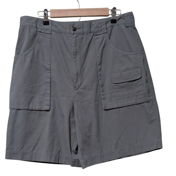 Eddie Bauer Pants - Eddie Bauer Hip Hop Cargo Shorts size 18 Tall cotton hiking camping granola
